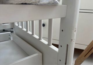 Cuna colecho con colchón y chichoneras