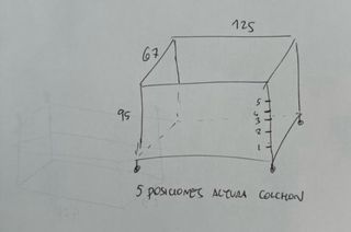 Cuna colecho con colchón y chichoneras