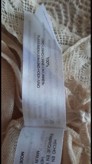 Bolero lino Massimo Dutti beige
