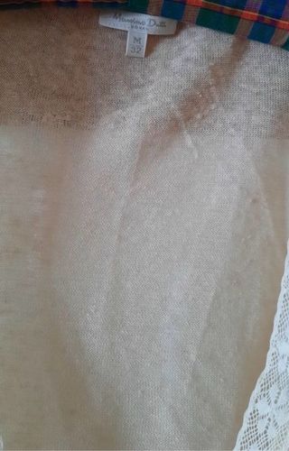 Bolero lino Massimo Dutti beige