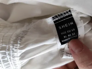 Blusa Peplum Blanca Talla XL