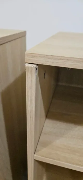 Mesitas de Noche Ratán Juego de 2