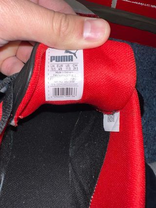 Zapatillas Puma Speedcat Ferrari Negras Rojas