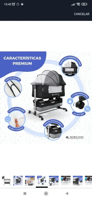 Cuna colecho Mobiclinic