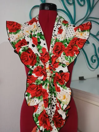 Pico Flamenco Flores Rojas