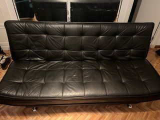 Divano Letto Nero Vintage