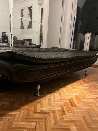 Divano Letto Nero Vintage