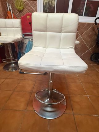 Sedie alte da cucina bianche