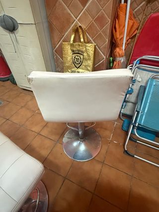 Sedie alte da cucina bianche