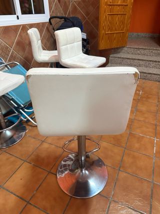 Sedie alte da cucina bianche