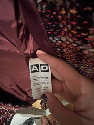 Adolfo Dominguez Chaqueta Tweed Multicolor