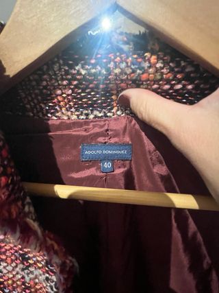 Adolfo Dominguez Chaqueta Tweed Multicolor