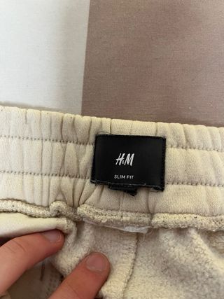 Pantalón de chándal beige