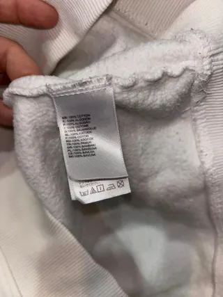 Sudadera The North Face blanca y negra