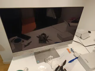 HP All-in-One PC Gris y Blanco