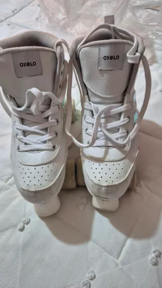 Patines Oxelo 4 ruedas blancos talla38