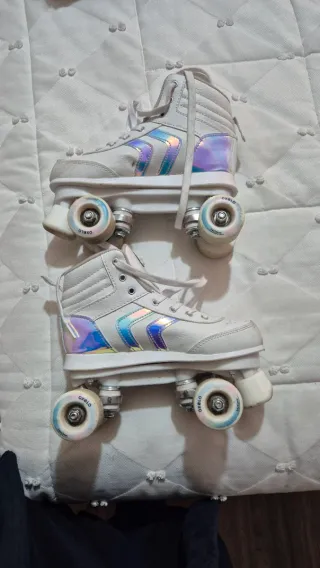 Patines Oxelo 4 ruedas blancos talla38