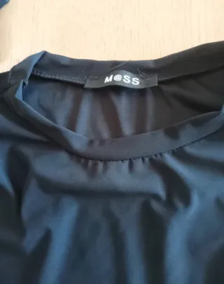 Top donna maniche lunghe nero