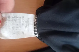 Top donna maniche lunghe nero