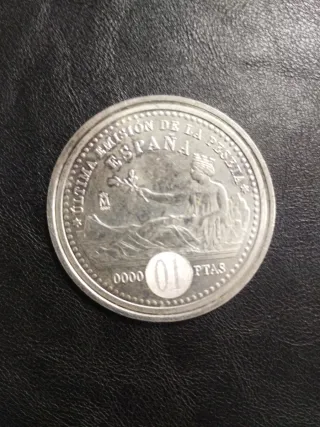 Moneda 2001 Juan Carlos I y Sofía