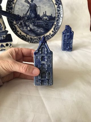 Conjunto Cerámica Delft Blue Holanda