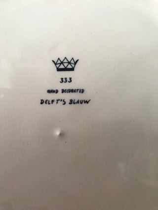 Conjunto Cerámica Delft Blue Holanda