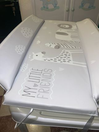 Vaschetta per neonati con fasciatoio (2 usi)