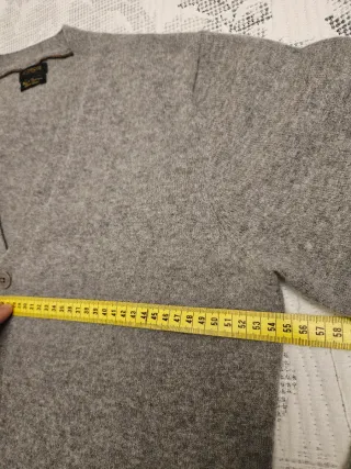 Chaqueta de lana gris hombre Talla XL