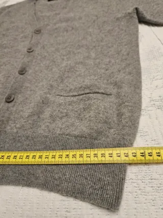 Chaqueta de lana gris hombre Talla XL