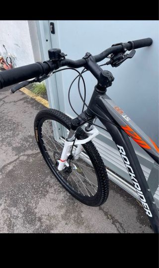 Bicicleta Rockrider ST 120 Neg/Nar Rueda Cambiada