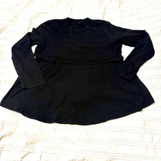 Camiseta Lactancia Manga Corta Negra