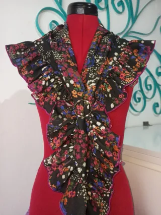 Pico flamenco con volantes