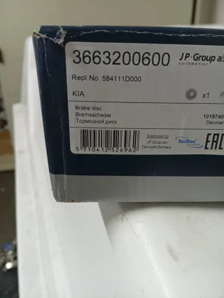 Discos Freno Traseros Kia Carens 2007 Nuevos