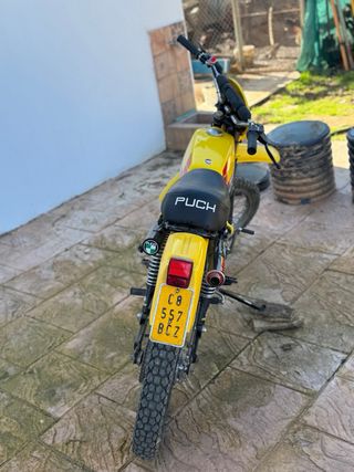 Puch Minicross TT 50cc restaurada.