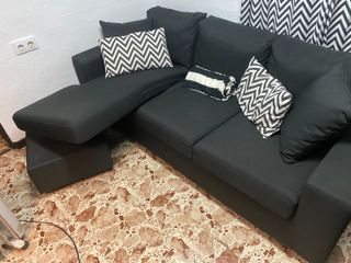 Sofá modular negro