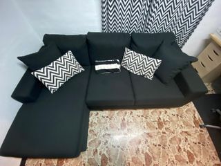 Sofá modular negro