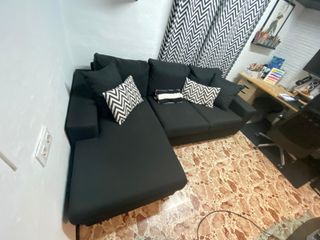 Sofá modular negro