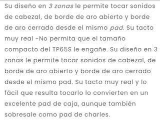 Yamaha TP65S Caja 3 Zonas