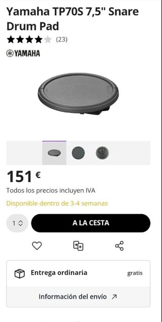 Yamaha TP65S Caja 3 Zonas
