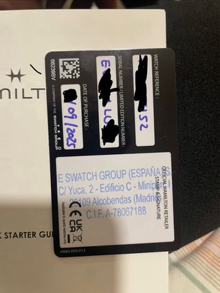 Reloj Hamilton Acero Plata