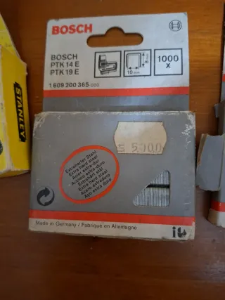 Graffette grapa Bosch e Stanley 1000 pz