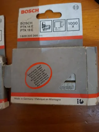 Graffette grapa Bosch e Stanley 1000 pz