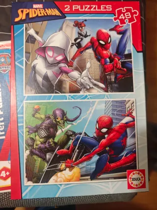 Puzzles Cars/Patrulla Canina/Spiderman