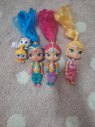 Muñecas Shimmer y Shine con Accesorios