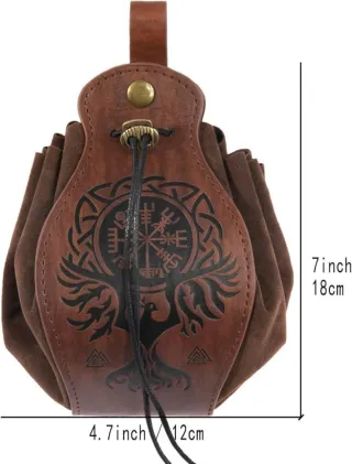 Arras de boda con monedero medieval