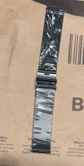 Cinturino orologio e smartwatch 20mm in acciaio