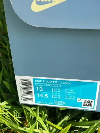 Nike Zoom Field Jaxx Travis Scott Leche Blue