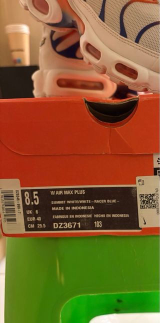 Nike Air Max Plus TN Zapatillas Naranja Blanco