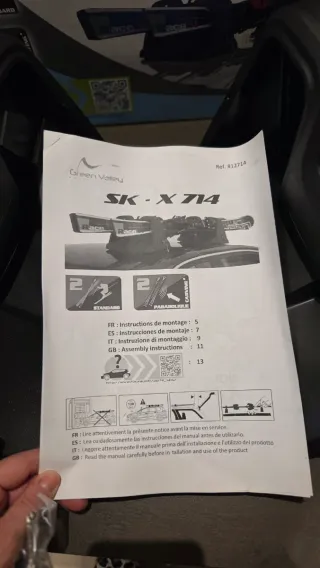 Portaesquís Magnético Green Valley SK-X 714