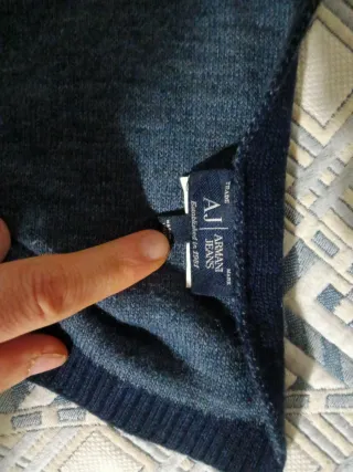 Sciarpa AJ Armani Jeans Uomo Blu